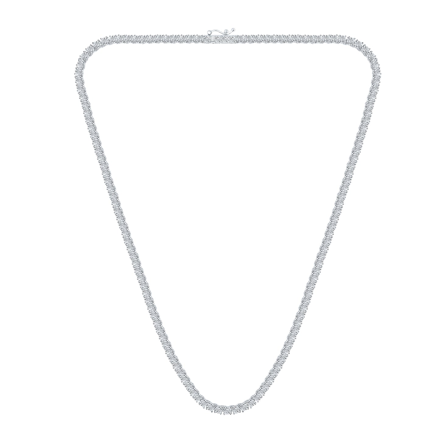 10KT WG 1.4CTW DIAMOND NECKLACE