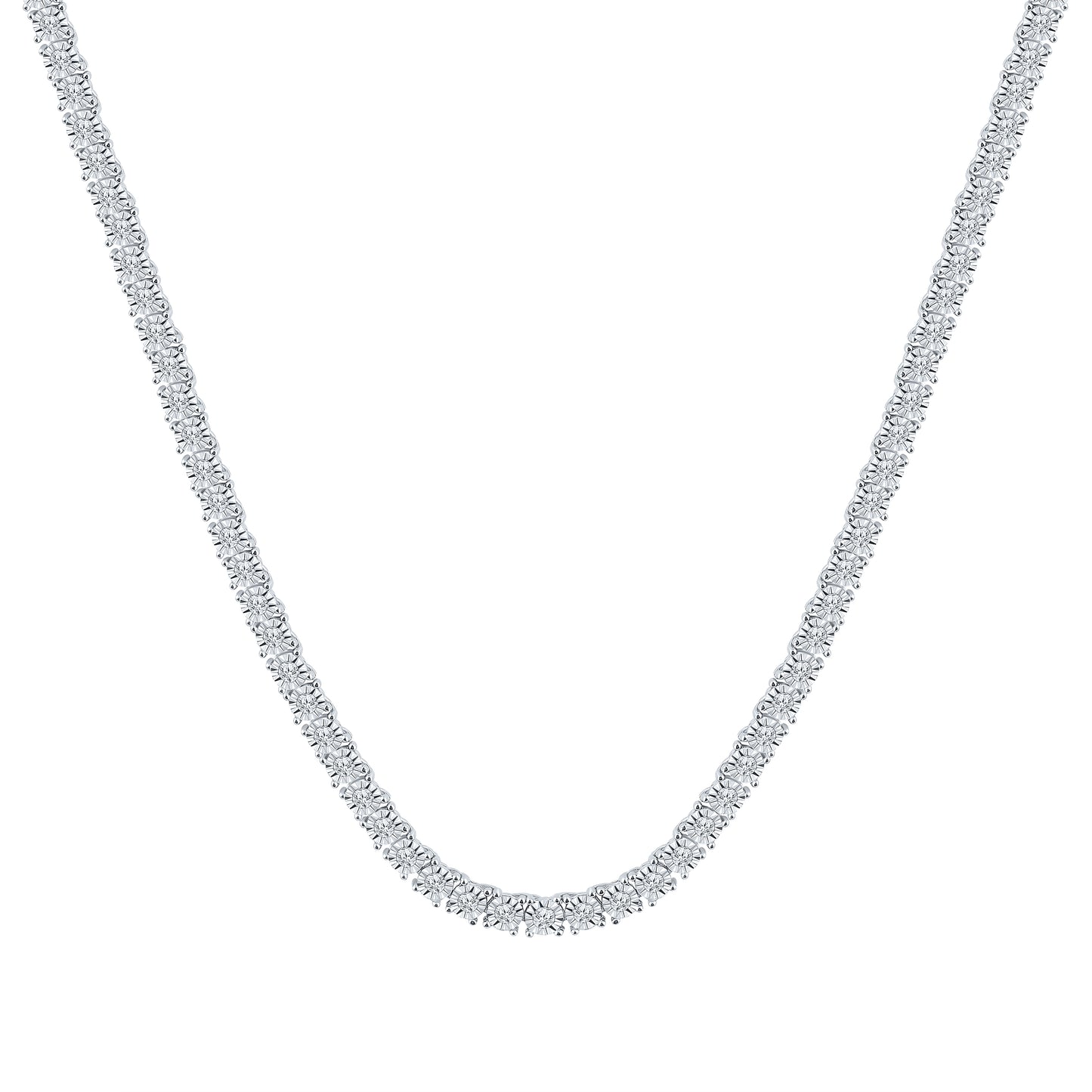 10KT WG 1.4CTW DIAMOND NECKLACE