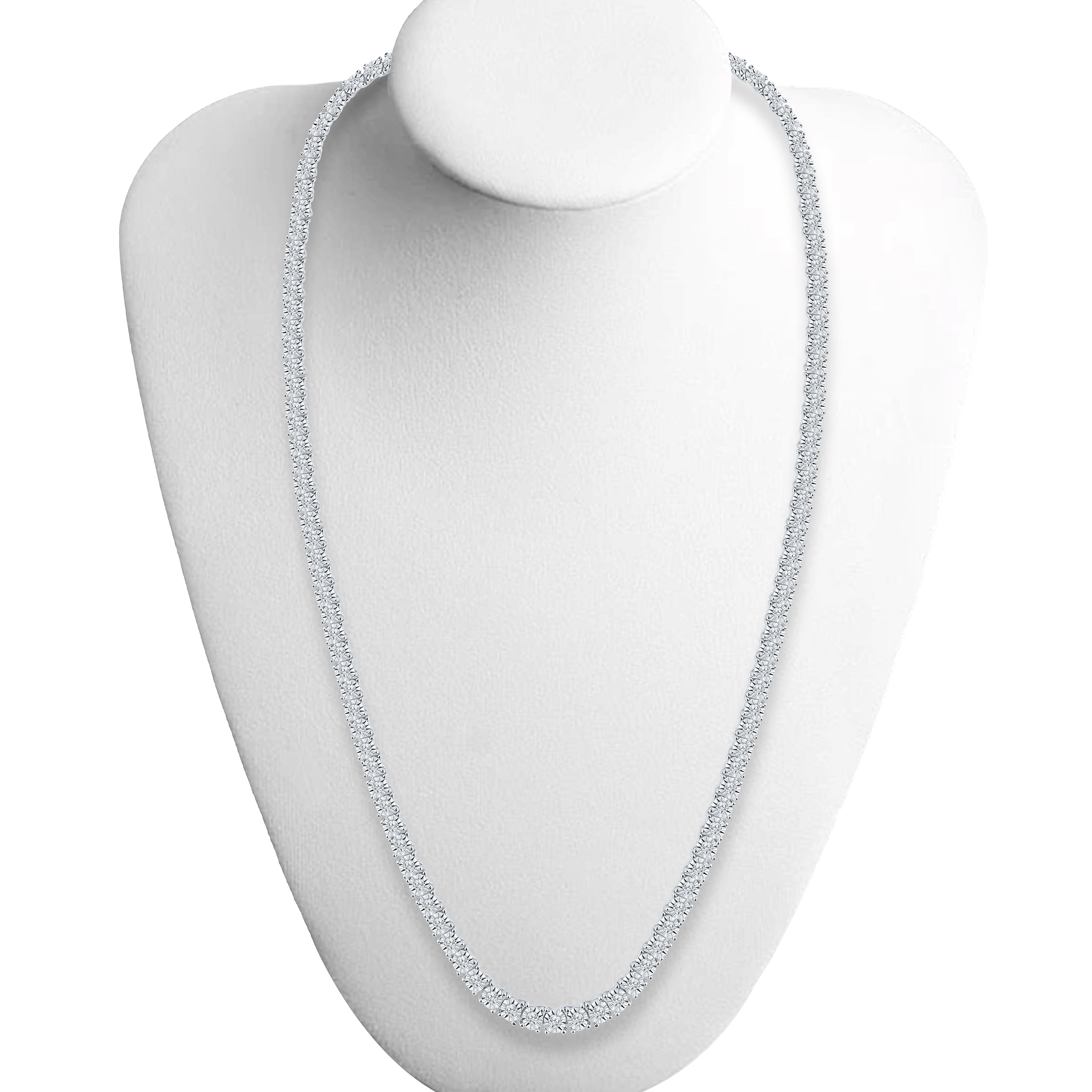 10KT WG 1.4CTW DIAMOND NECKLACE