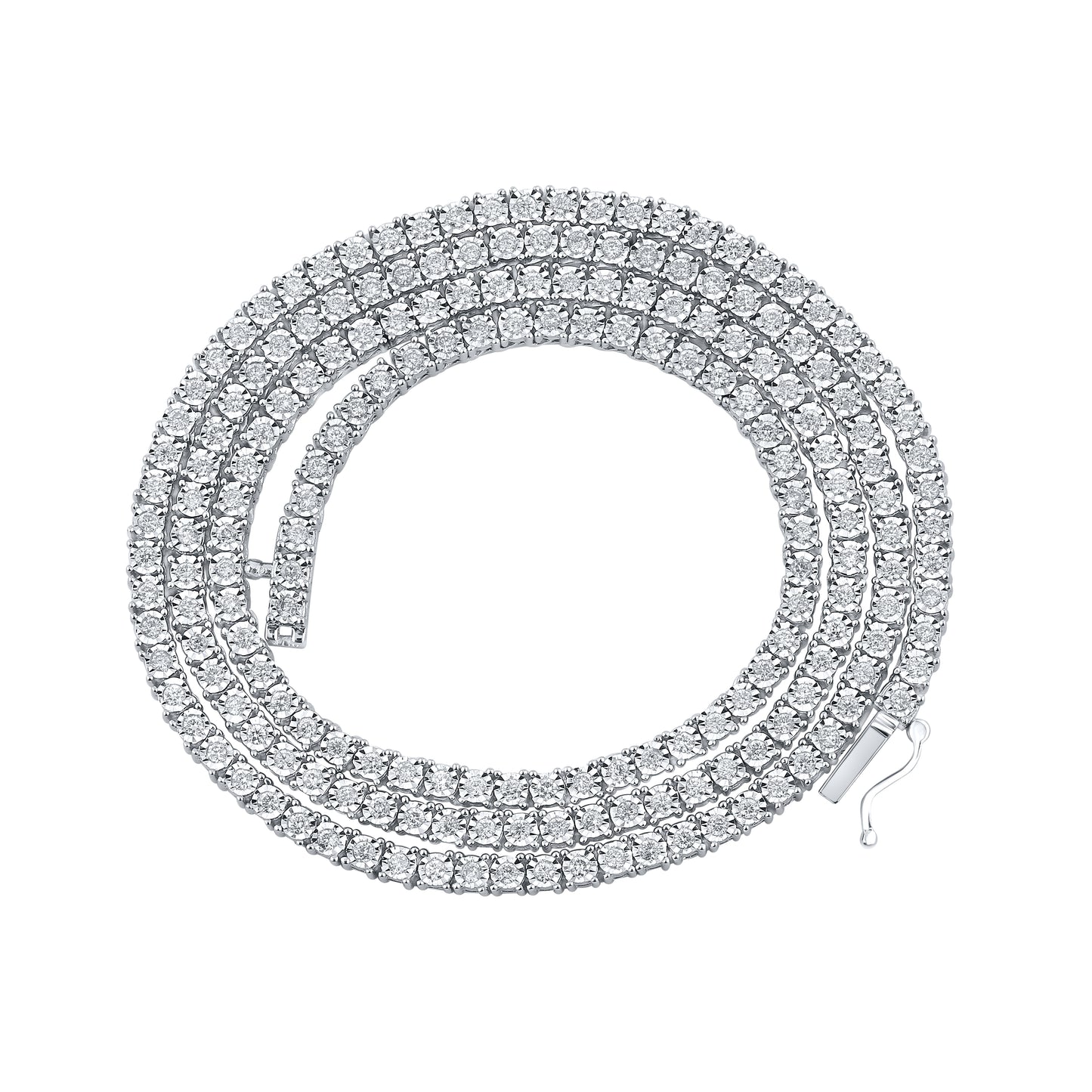 10KT WG 1.4CTW DIAMOND NECKLACE