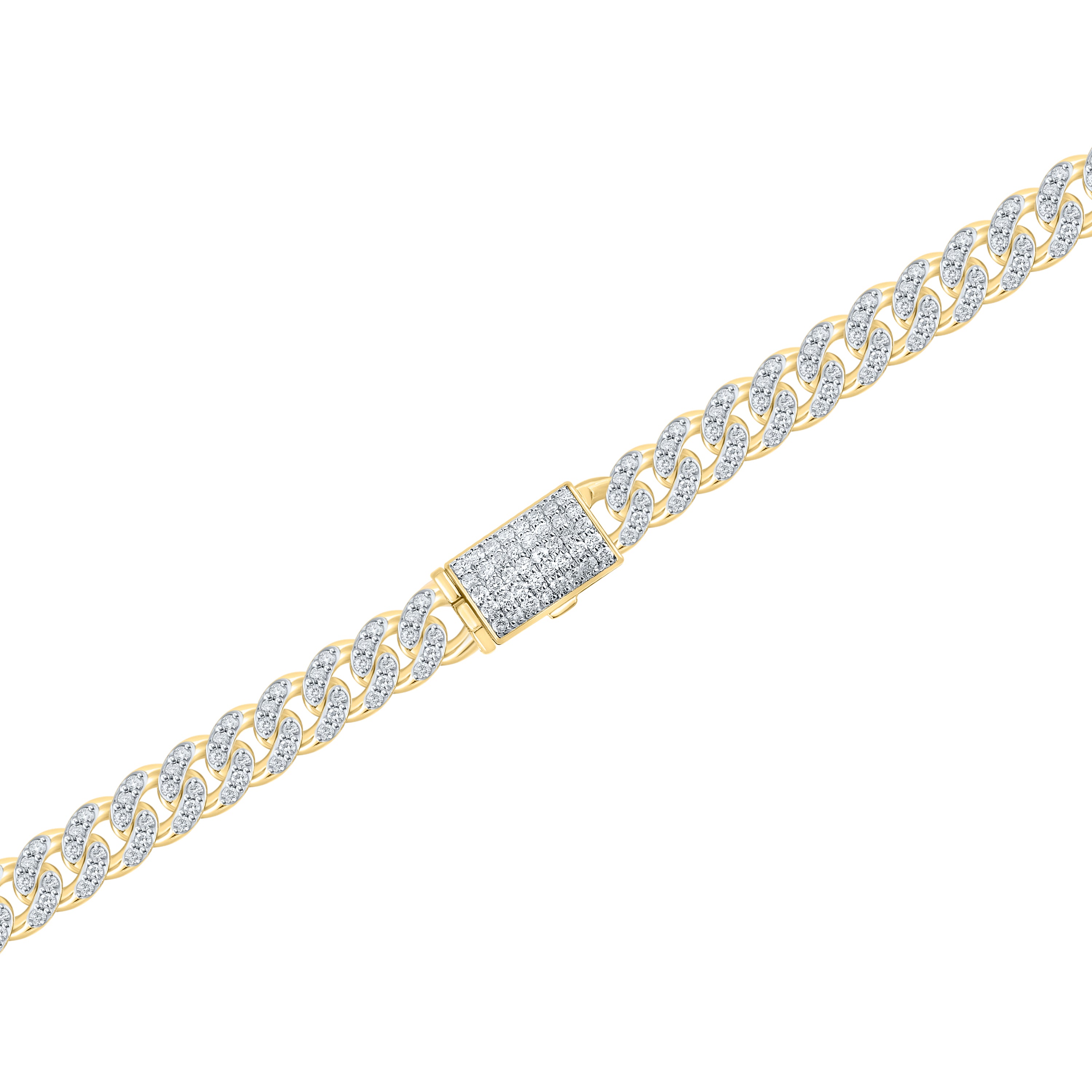 10kt Yellow Gold 6.39 CTW Natural Diamond Necklace