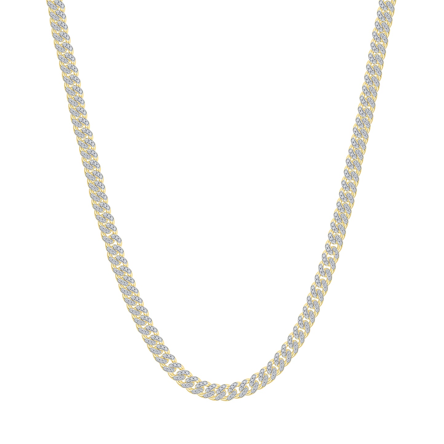 10kt Yellow Gold 11.91 CTW Natural Diamond Necklace