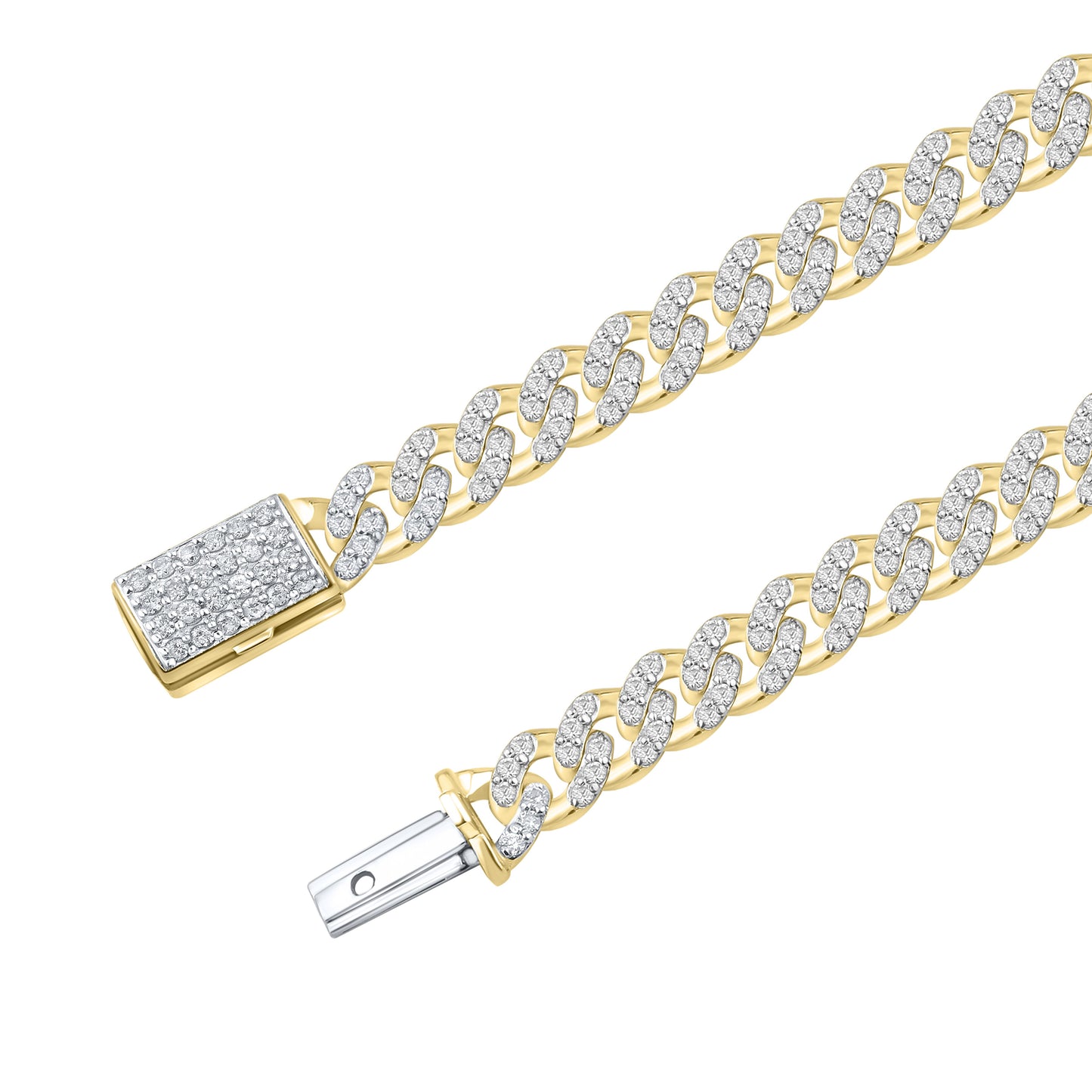 10kt Yellow Gold 11.91 CTW Natural Diamond Necklace