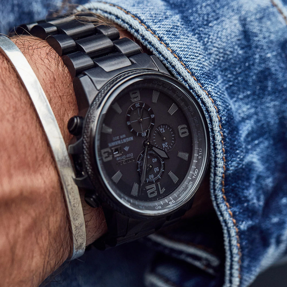 Citizen ECO DRIVE MEN’S BLACK NIGHTHAWK WATCH