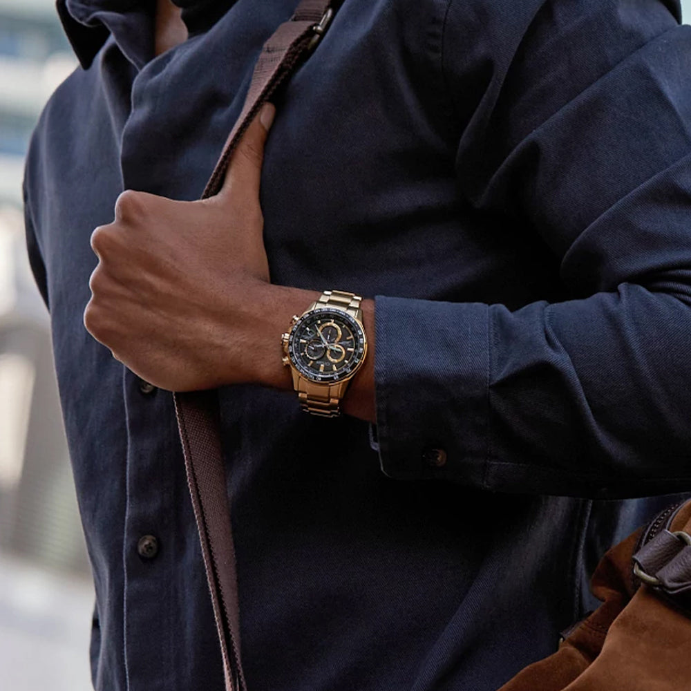Citizen PCAT Chronograph Black Dial Men's Watch