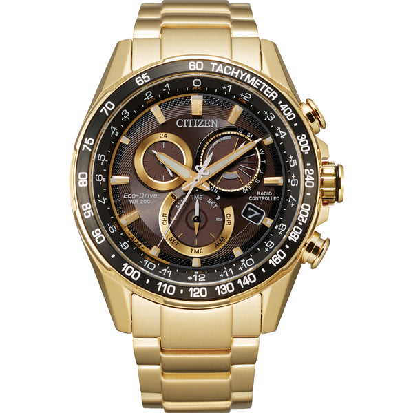 Citizen PCAT Chronograph Black Dial Men's Watch