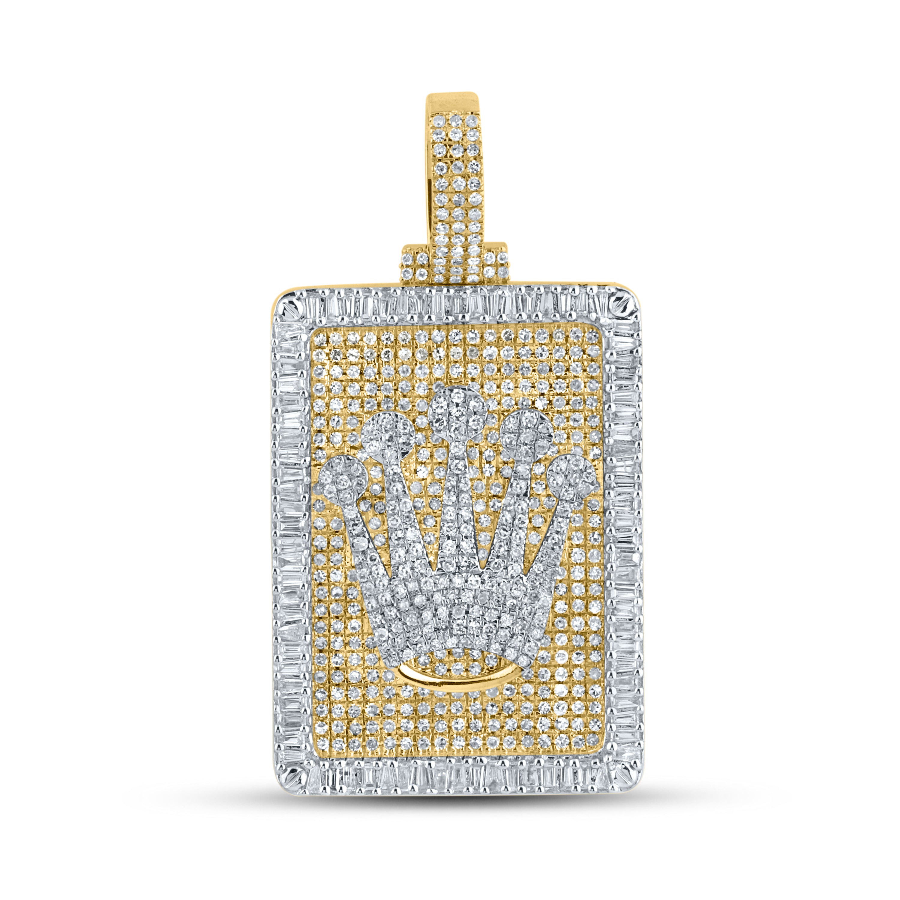 10kt Yellow Gold 1.85 CTW Diamond Charm
