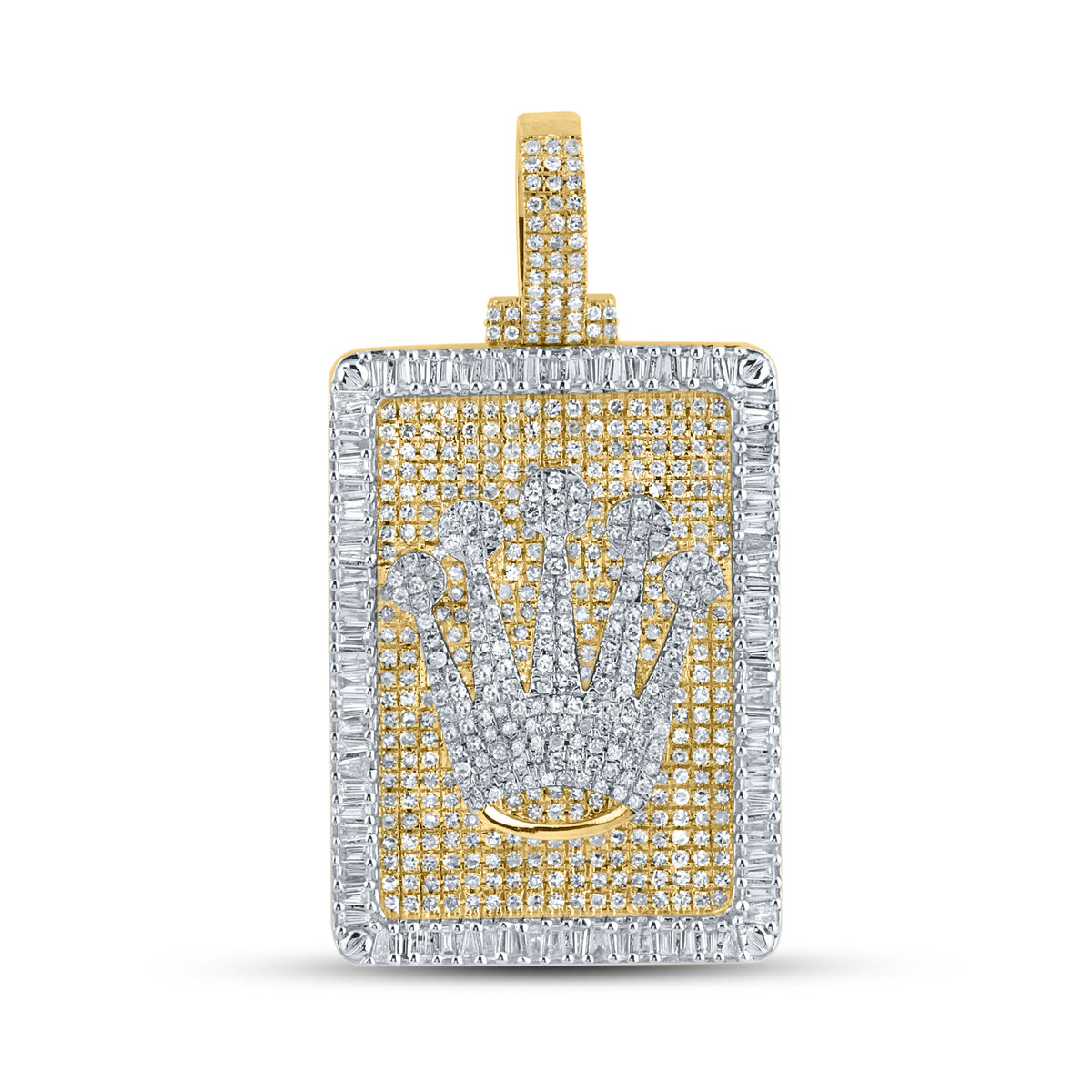 10kt Yellow Gold 1.85 CTW Diamond Charm