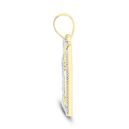 10kt Yellow Gold 1.85 CTW Diamond Charm
