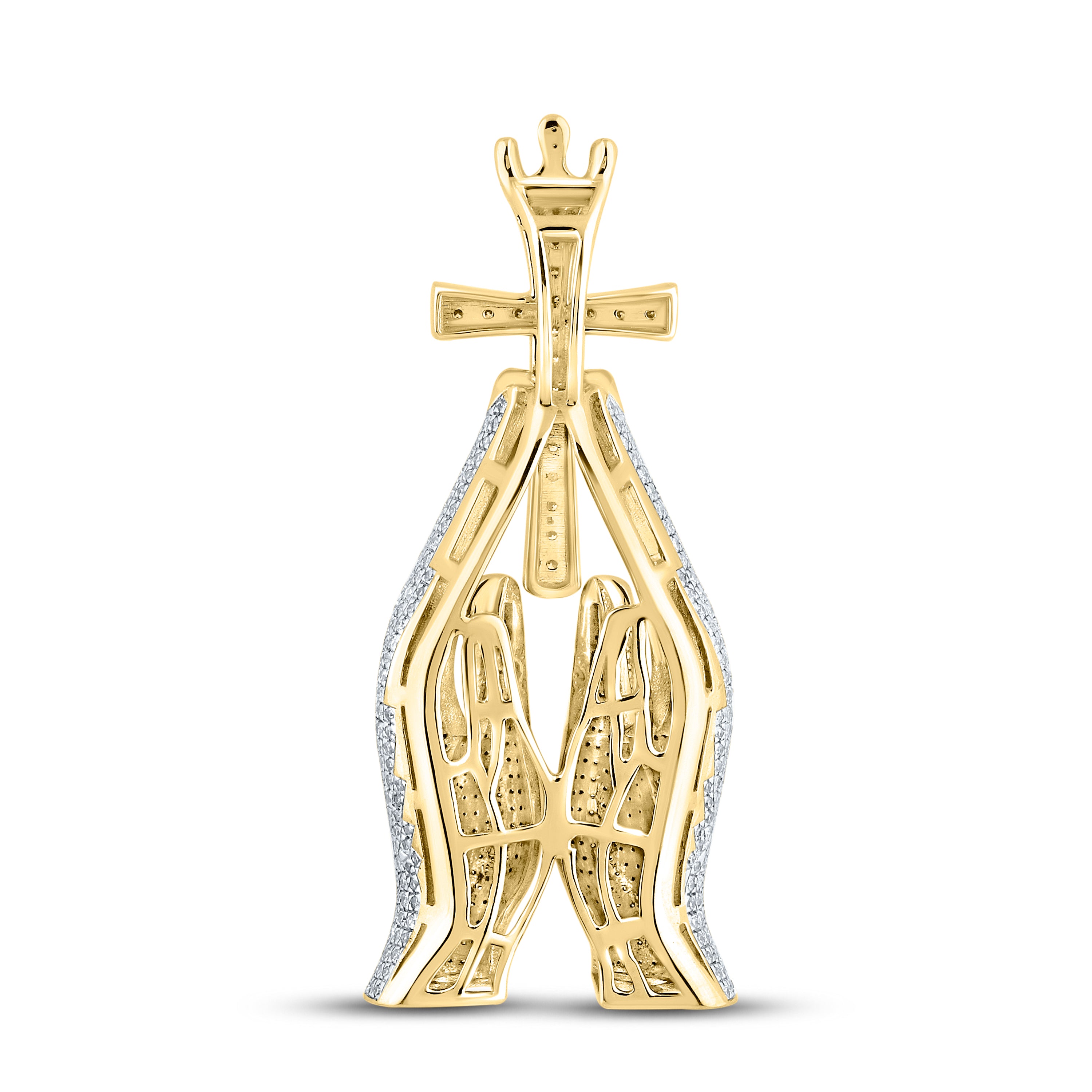 10KT YELLOW GOLD 2.16 CTW NATURAL DIAMOND CHARM