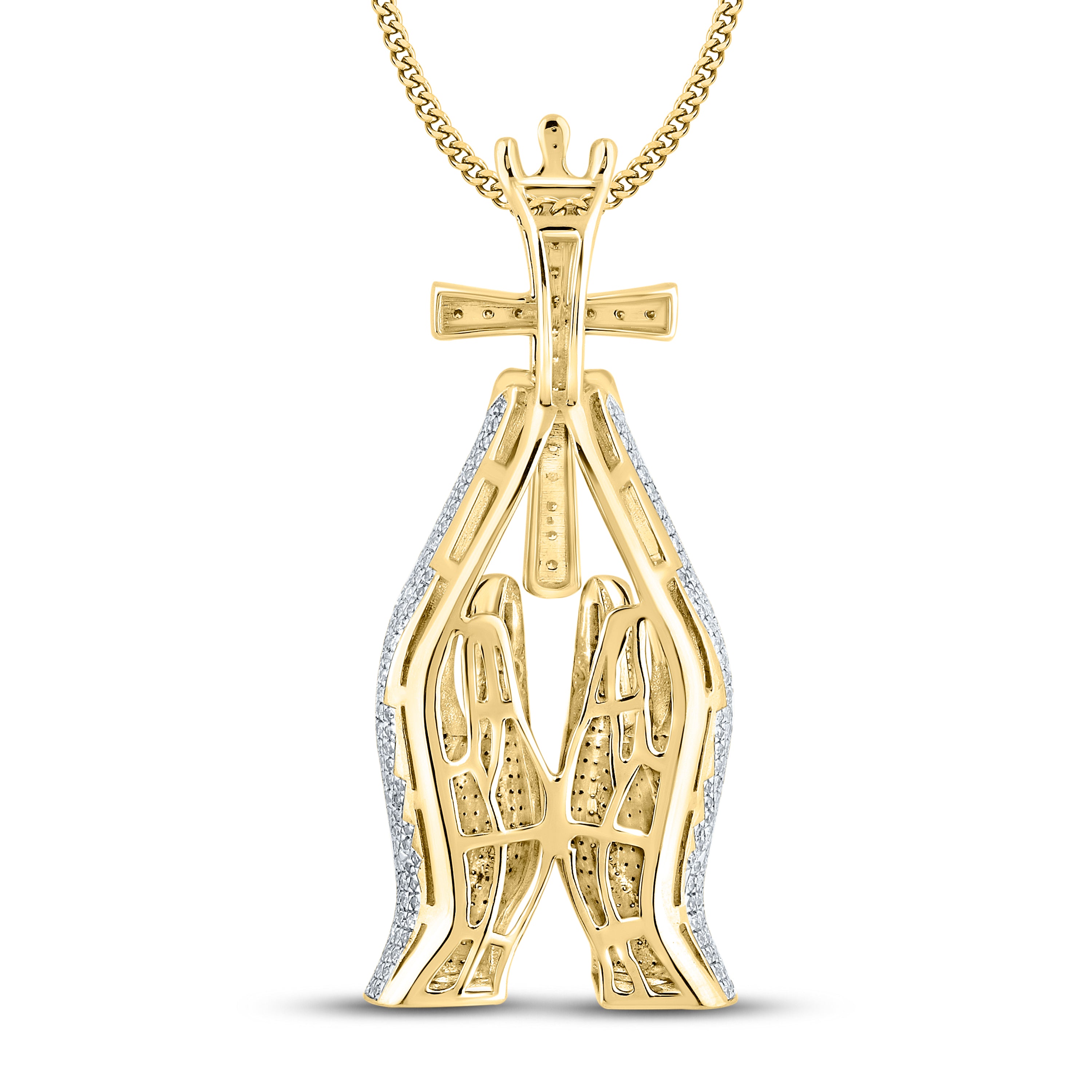 10KT YELLOW GOLD 2.16 CTW NATURAL DIAMOND CHARM