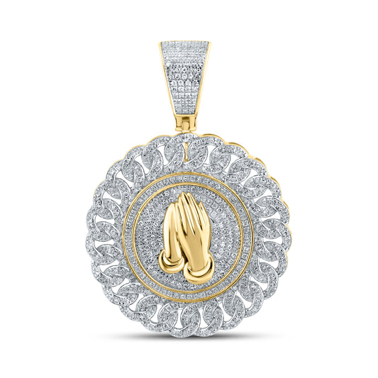 10KT YELLOW GOLD 1.19 CTW NATURAL DIAMOND CHARM