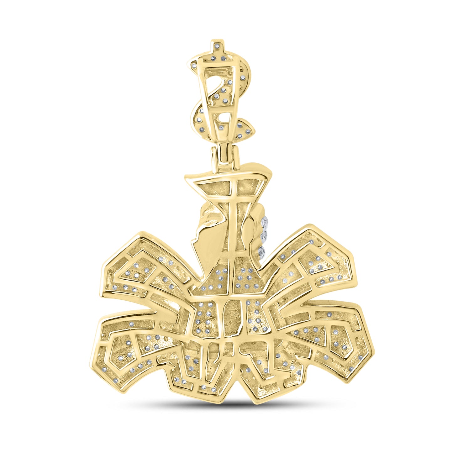 10k Yellow Gold 1.13 CTW Diamond charm