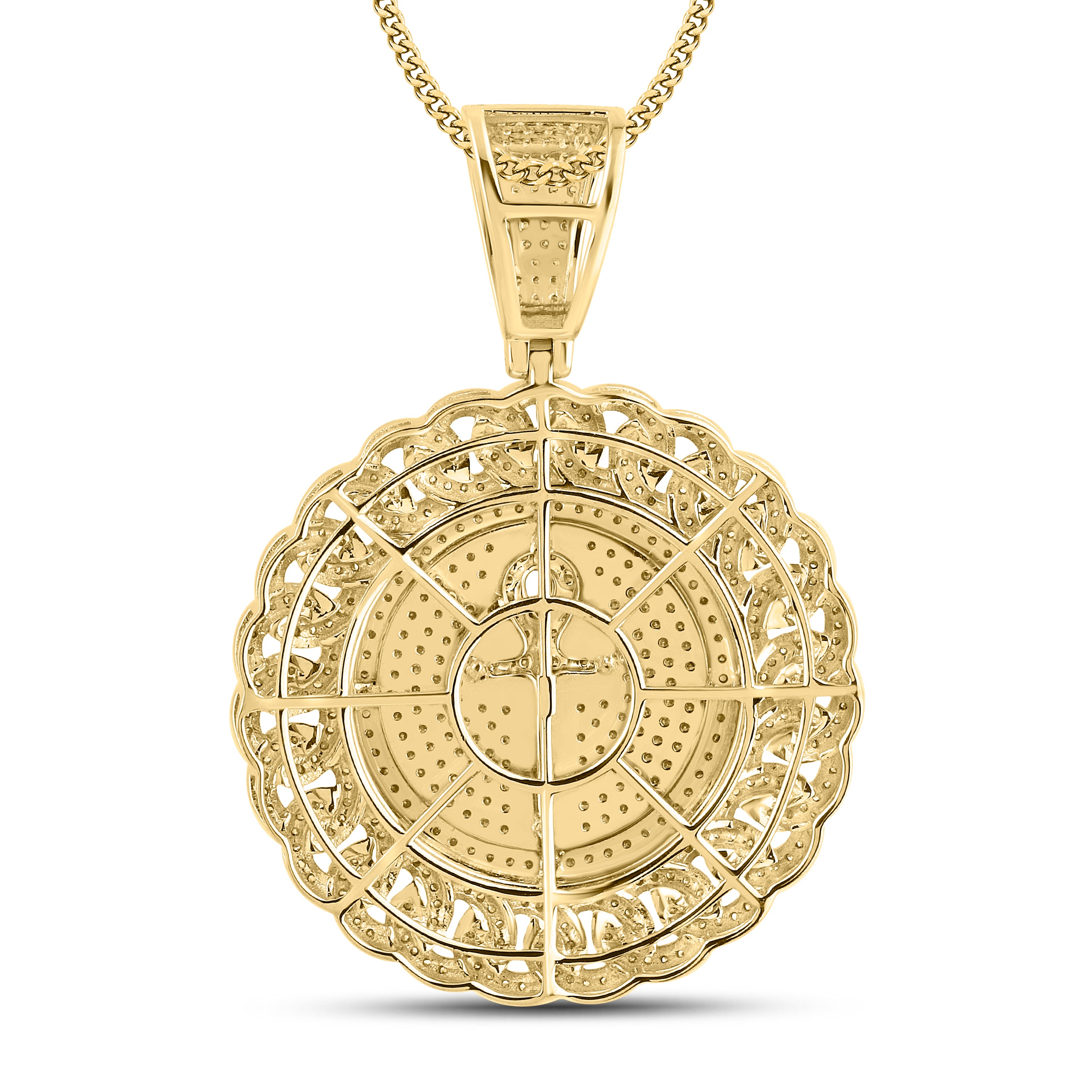 10KT YELLOW GOLD 1.34 CTW NATURAL DIAMOND CHARM