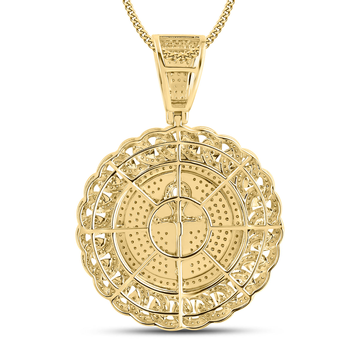 14kt  YELLOW GOLD 1.33 CTW NATURAL DIAMOND CHARM