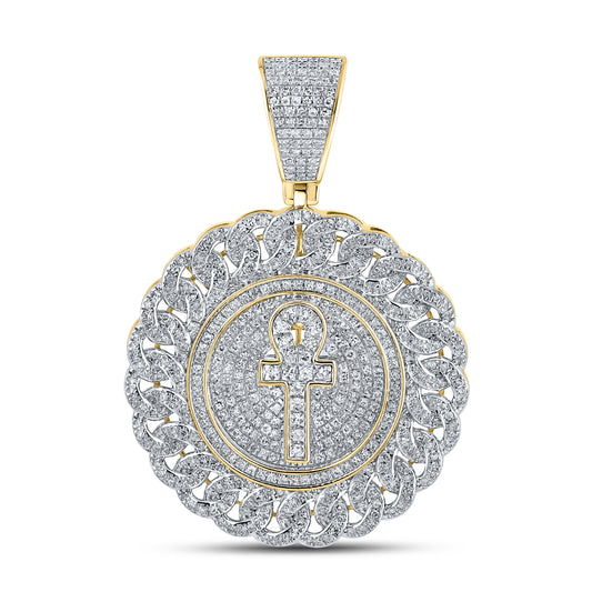 14kt  YELLOW GOLD 1.33 CTW NATURAL DIAMOND CHARM