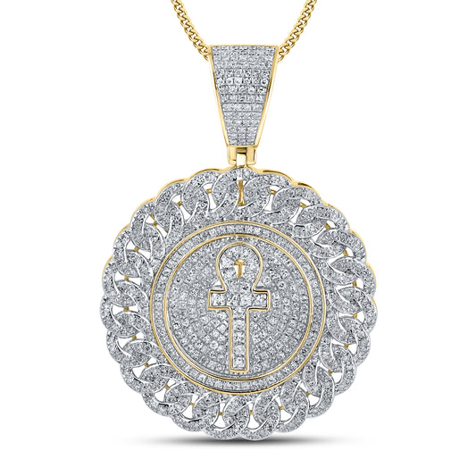 14kt  YELLOW GOLD 1.33 CTW NATURAL DIAMOND CHARM