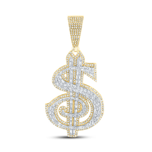 10kt Yellow Gold 1.35 CTW Natural Diamond Charm