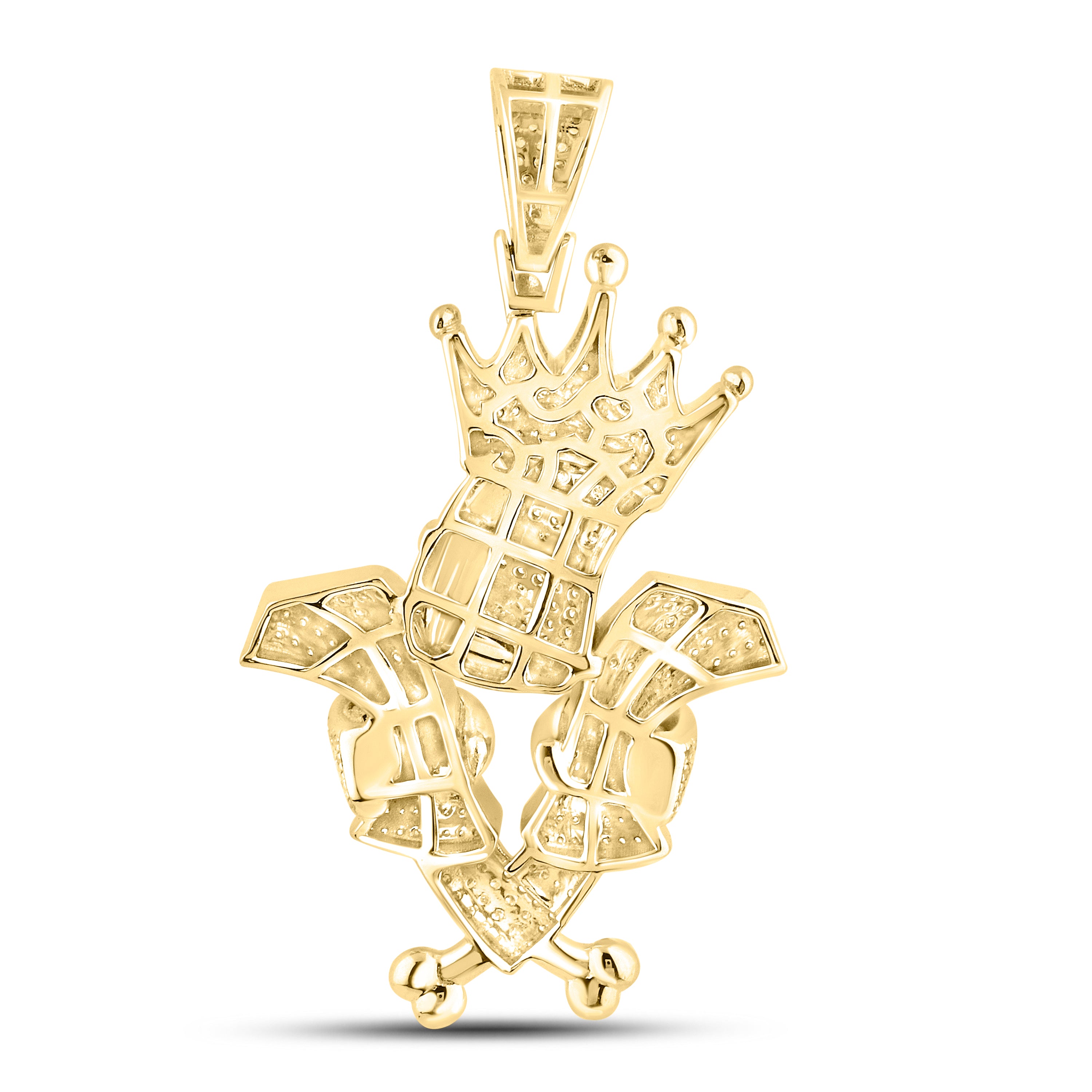 10kt Yellow Gold 0.96 CTW Diamond Money Charm