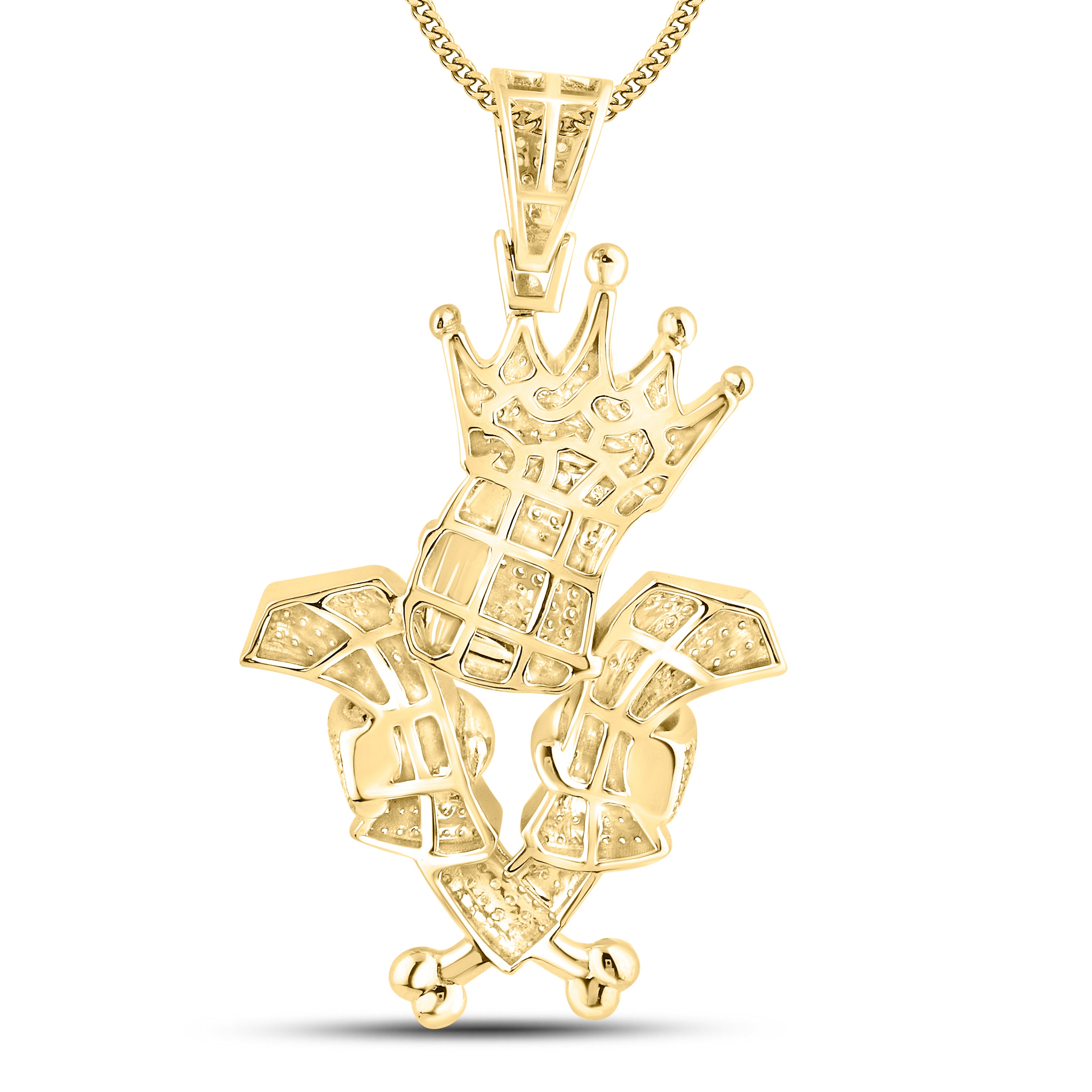 10kt Yellow Gold 0.96 CTW Diamond Money Charm