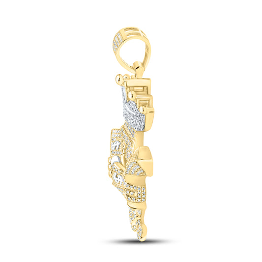 10kt Yellow Gold 0.96 CTW Diamond Money Charm