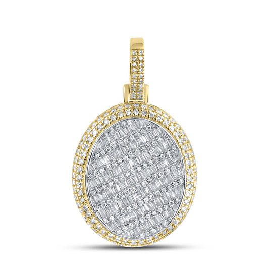 10kt Yellow Gold 0.95 CTW Diamond charm Pendant