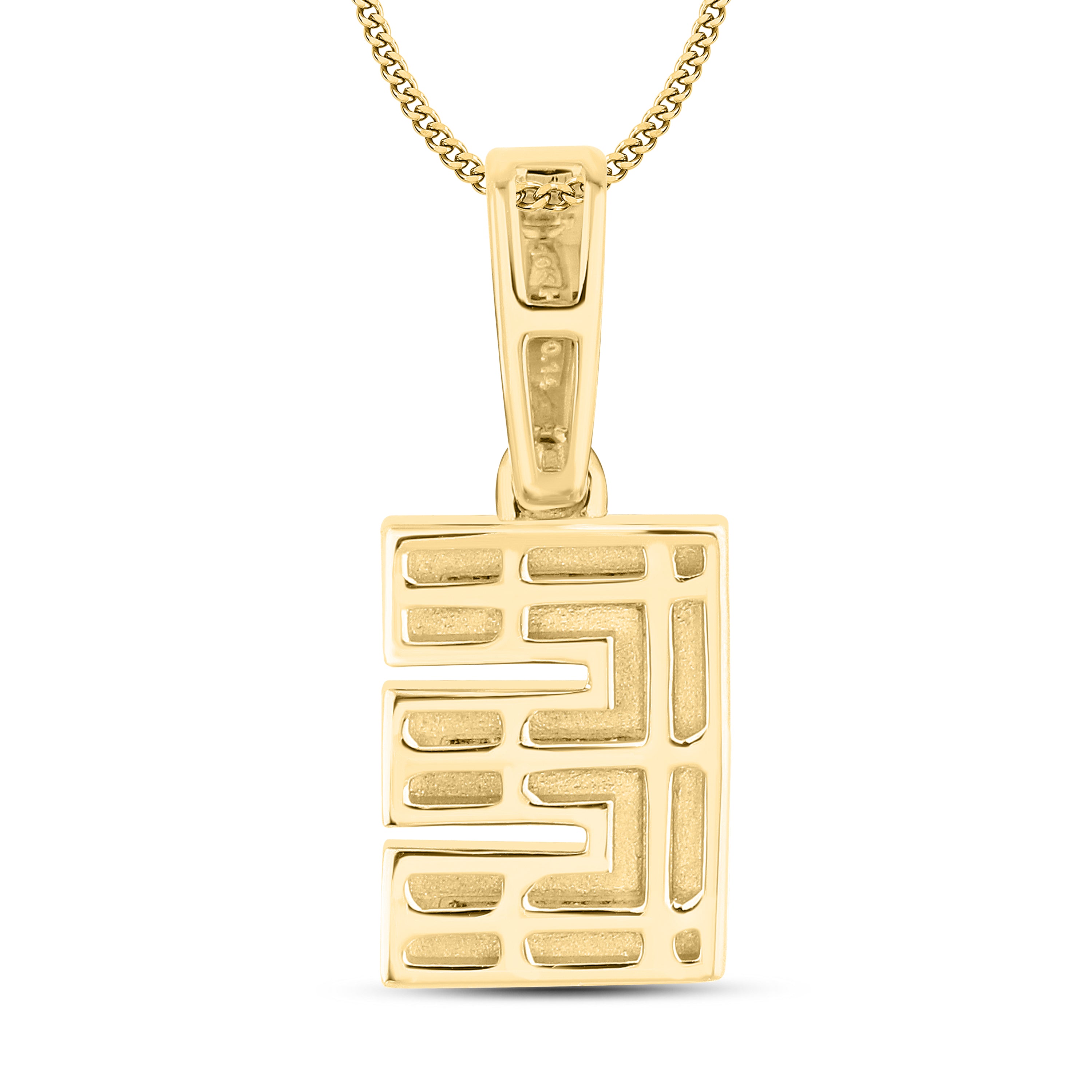 10kt yellow gold 0.13 ctw Diamond Initial E Charm