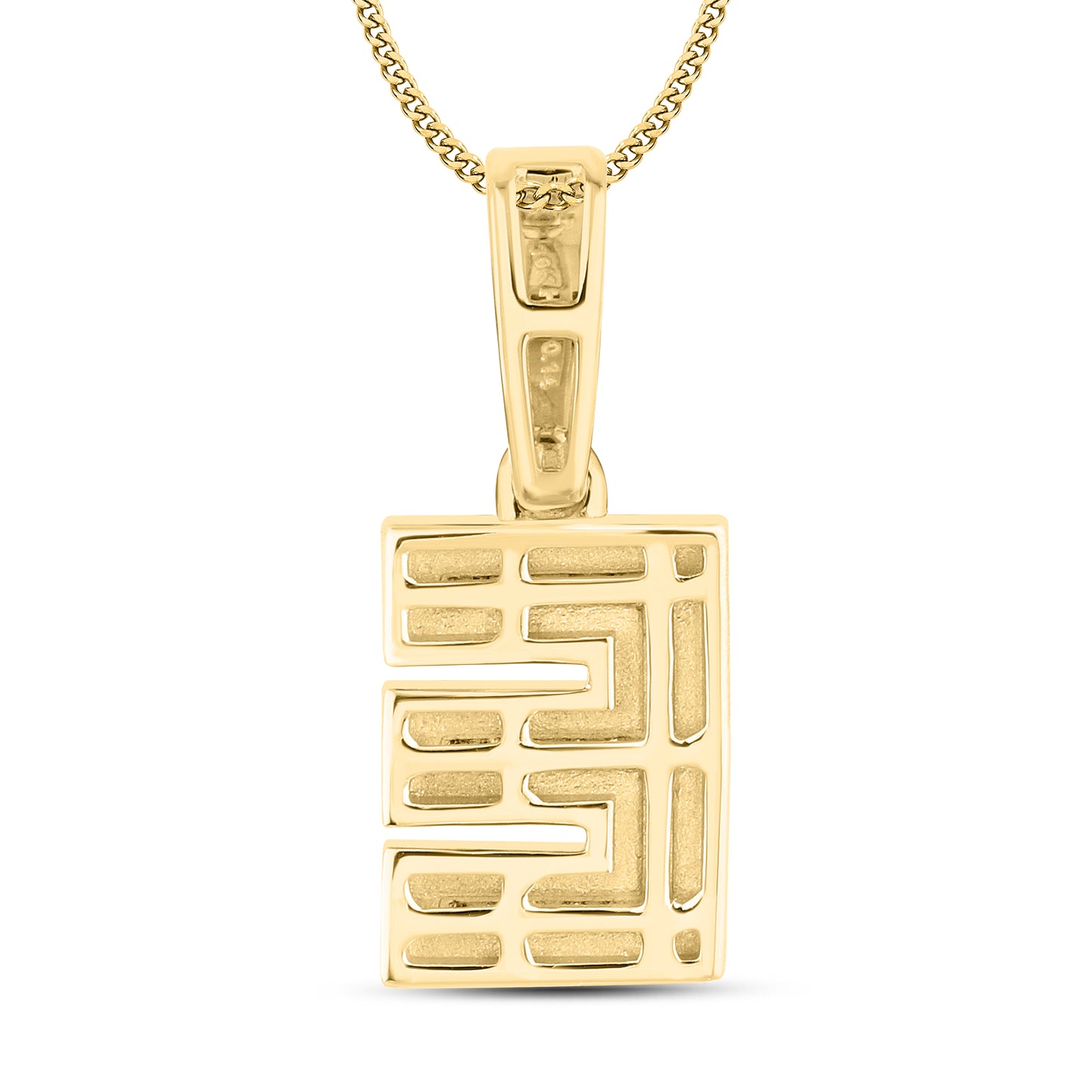 10kt yellow gold 0.13 ctw Diamond Initial E Charm
