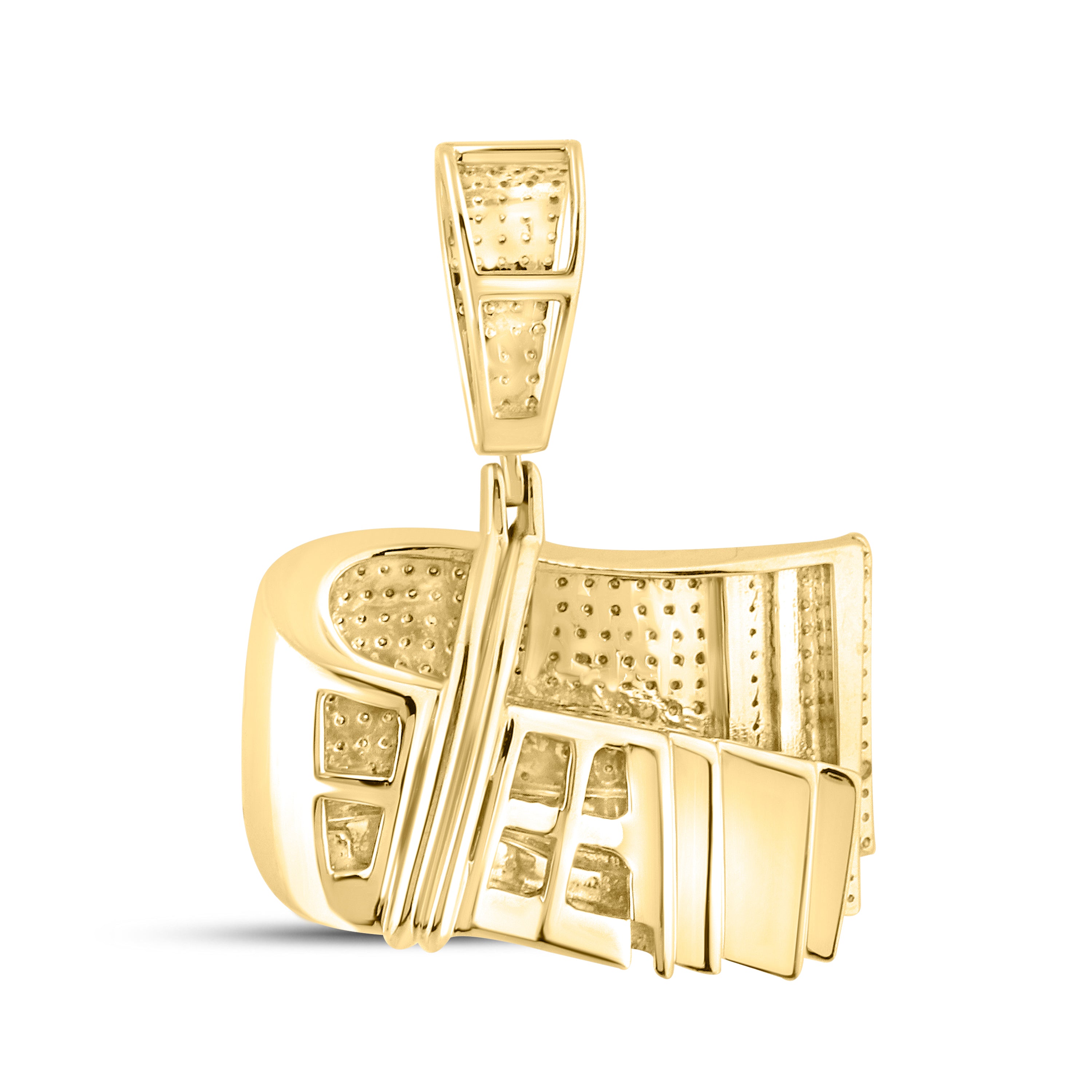 10kt Yellow Gold 0.84 CTW Natural Diamond Charm