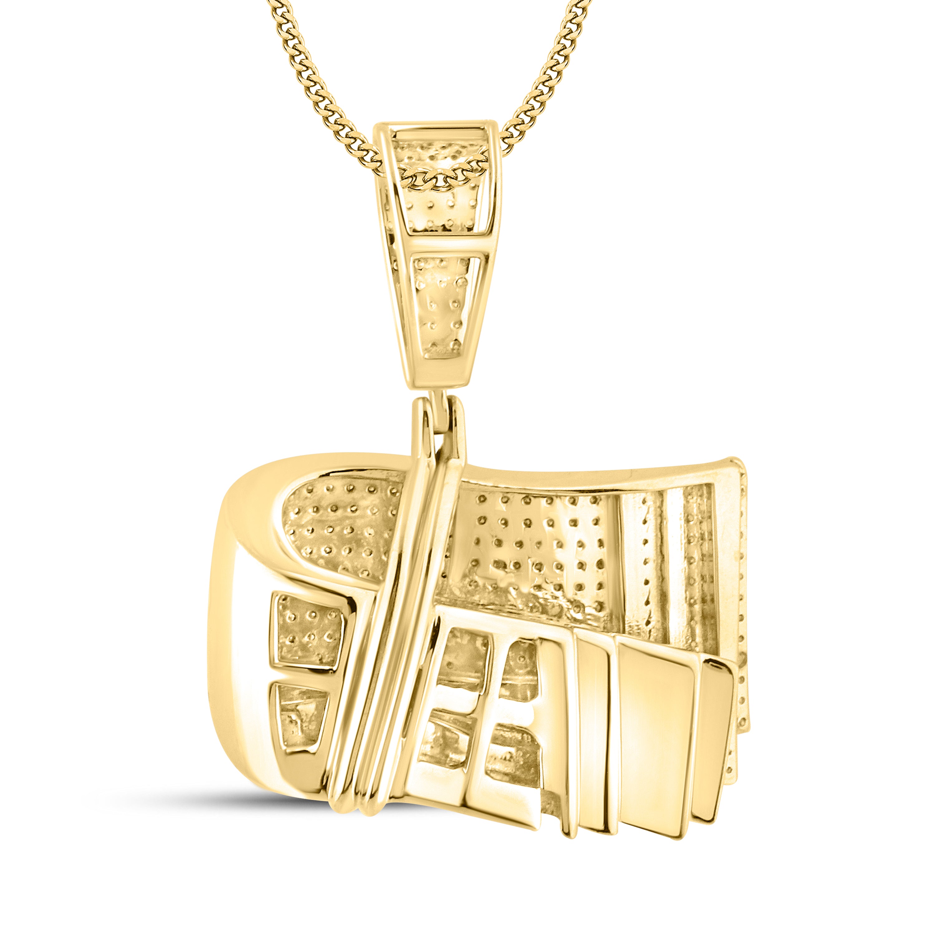 10kt Yellow Gold 0.84 CTW Natural Diamond Charm