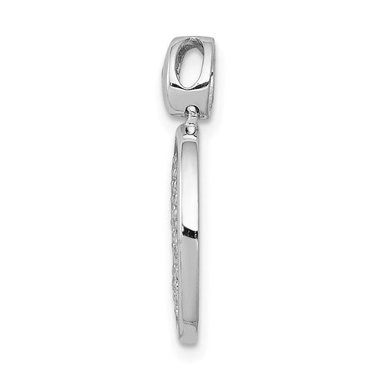 14kt White Gold 1/2ct. Diamond Fancy Oval Pendant