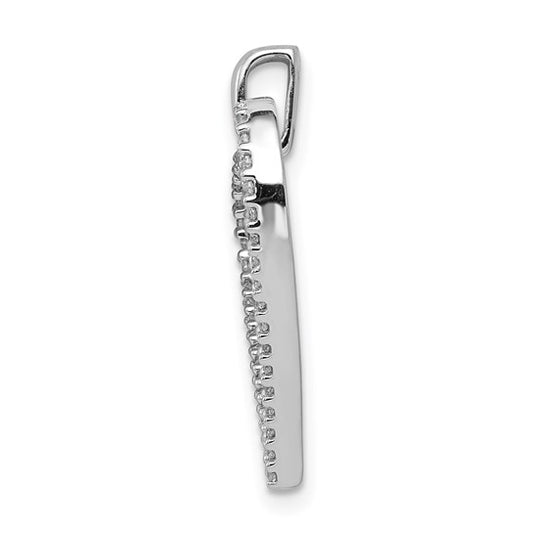 14kt White Gold 1/6ct. Diamond Heart Pendant