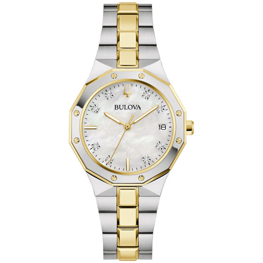 Bulova women’s watch Diamond& sapphire crystal