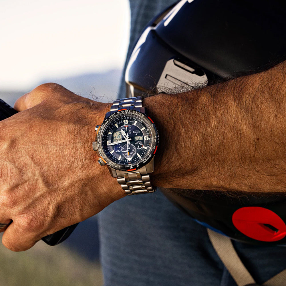 Citizen Promaster Skyhawk A-T Eco-Drive Black Titanium Band Men's Watch