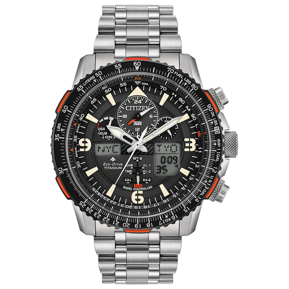 Citizen Promaster Skyhawk A-T Eco-Drive Black Titanium Band Men's Watch