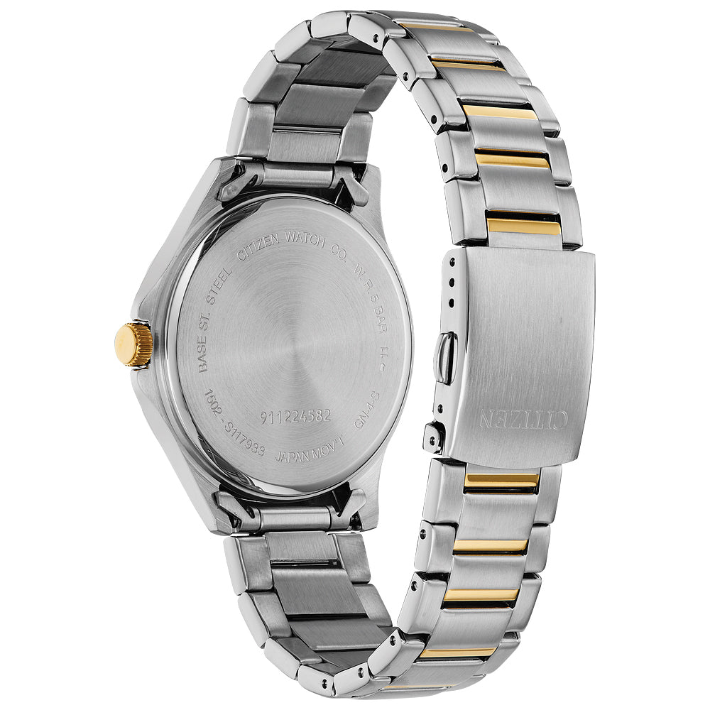 Citizen Quartz Mens Two Tone Stainless Steel Bracelet Watch Bf2005-54l
