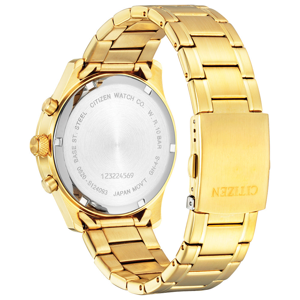 Citizen Men's Goldtone Stainless Steel Chronograph Watch - AN8192-56P