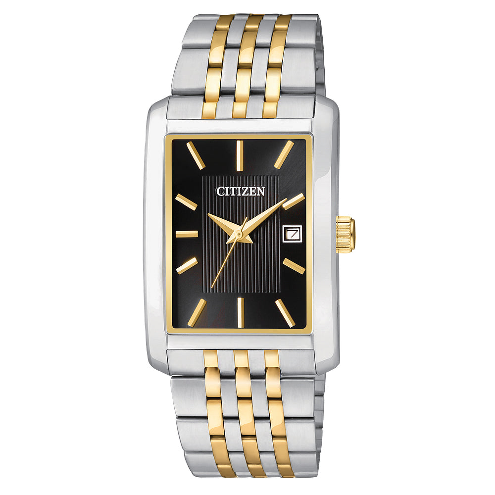 Citizen® Everyday Men's Rectangular Two-Tone Stainless Steel Watch BH1678-56E