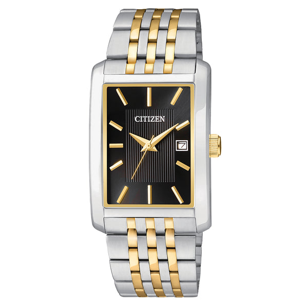 Citizen® Everyday Men's Rectangular Two-Tone Stainless Steel Watch