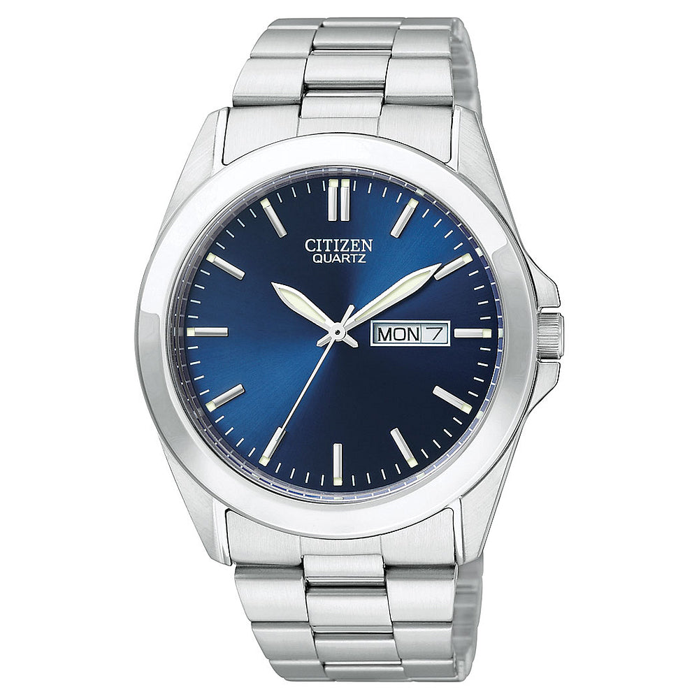 Citizen® Men's Blue Dial Stainless Steel Watch