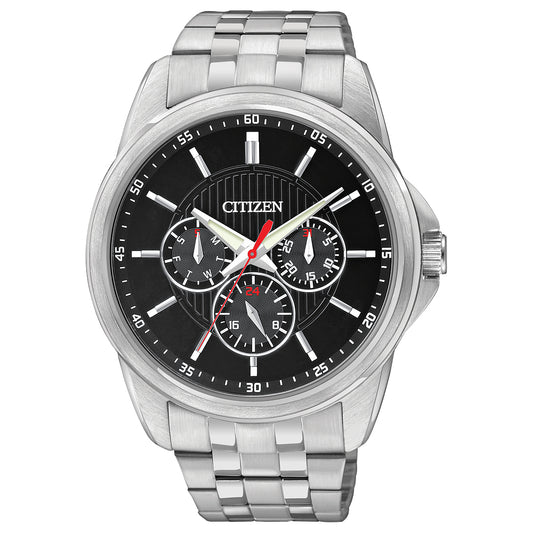 Citizen® Men's Black Dial Stainless Steel Watch