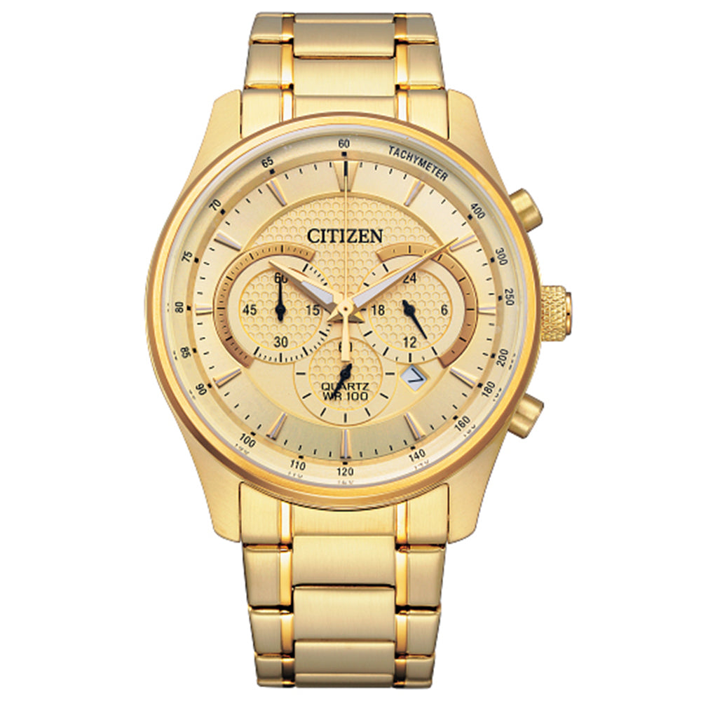 Citizen Men's Goldtone Stainless Steel Chronograph Watch - AN8192-56P