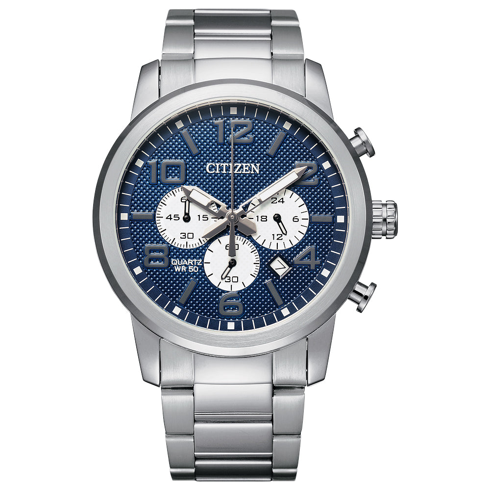 Citizen Chronograph Quartz Blue Dial Men's Watch AN8050-51M