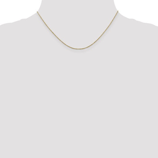 14kt Yellow Gold 16 inch .70mm Ropa with Spring Ring Clasp Chain