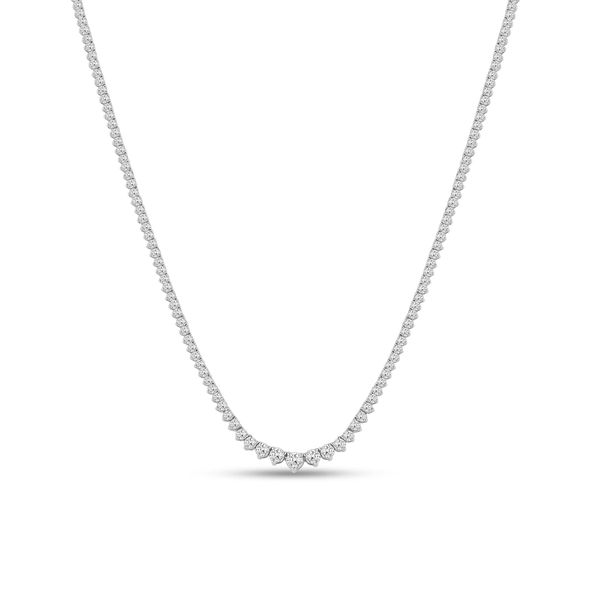 14kt White Gold 5.75 CTW Diamond Necklace
