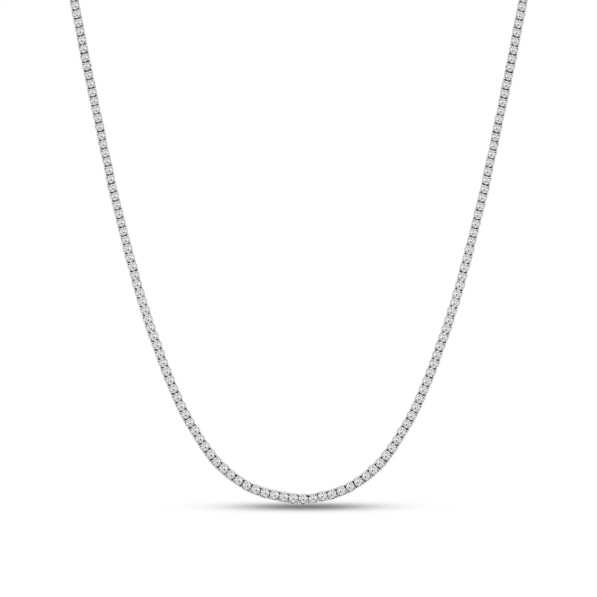 14kt White Gold 7.50 CTW Diamond Necklace