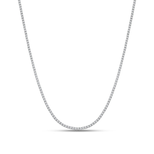 14kt White Gold 7.50 CTW Diamond Necklace