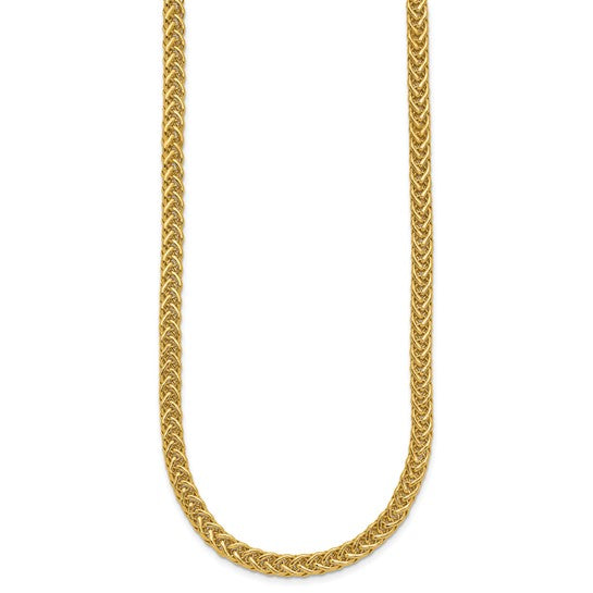 14kt Yellow Gold Polished Fancy Link Necklace