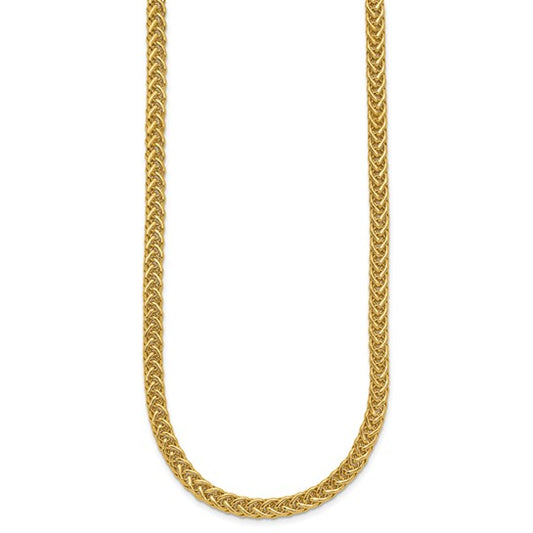 14kt Yellow Gold Polished Fancy Link Necklace