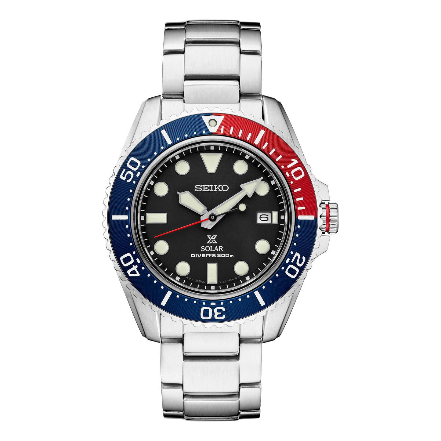 Seiko Prospex Men's Solar Diver's Watch SNE591